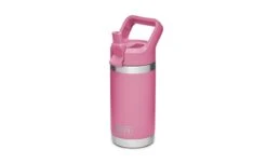 YETI Rambler Jr. 12 Oz Kids Bottle -BBQ Depot 190299 Rambler Junior 12oz Bottle Website Assets Quarter Angle Straw Upright Pink 1680x1024 v2