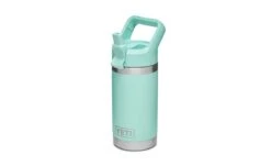 YETI Rambler Jr. 12 Oz Kids Bottle -BBQ Depot 190299 Rambler Junior 12oz Bottle Website Assets Quarter Angle Straw Upright Seafoam 1680x1024 v2