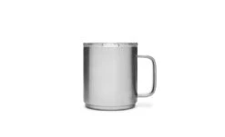 YETI 10 Oz Rambler Mug W/ Magslider Lid -BBQ Depot 190300 Rambler 10oz Stackable Mug Single Unit Back Stainless 1680x1024 1