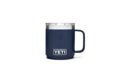 YETI 10 Oz Rambler Mug W/ Magslider Lid -BBQ Depot 190300 Rambler 10oz Stackable Mug Single Unit Front Navy 1680x1024 1