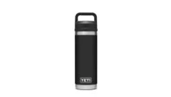 YETI Rambler 18 Oz Bottle With Chug Cap -BBQ Depot 191416 Chug Inline Campaign Website Assets Rambler 18oz Bottle Chug Cap Front Black 795x450 1