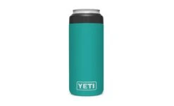YETI Rambler 12 Oz Colster Slim Can Insulator -BBQ Depot 200615 Colster Slim Aquifer Blue F 1680x1024 1