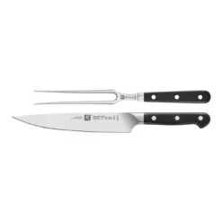 Zwilling Pro 2-Piece Carving Knife And Fork Set