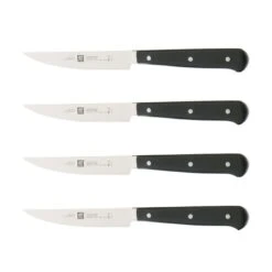 Zwilling 4-Piece Porterhouse Steak Knife Set W/ Beechwood Box 5 Zwilling 4-Piece Porterhouse Steak Knife Set W/ Beechwood Box -BBQ Depot 39150 004 0 1