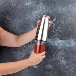 Harold Imports Co Bar Boston Cocktail Shaker With Recipes -BBQ Depot 48036 INUSE2