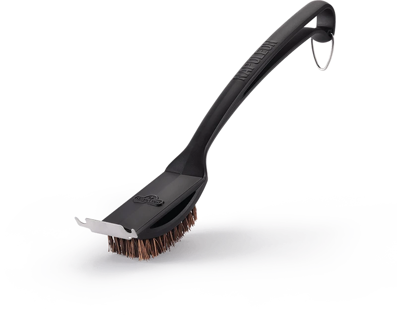 Napoleon Natural Fiber Grill Brush With Grid Scraper 62053 1 Napoleon Natural Fiber Grill Brush With Grid Scraper 62053
