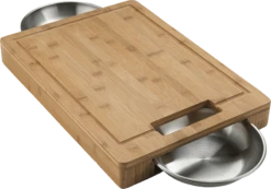 Napoleon Professional Cutting Board Set W/ 2 Stainless Steel Bowls 70012