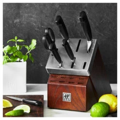 Zwilling Four Star 7pc Self Sharpening Knife Block Set 13 Zwilling Four Star 7pc Self Sharpening Knife Block Set -BBQ Depot 750030962