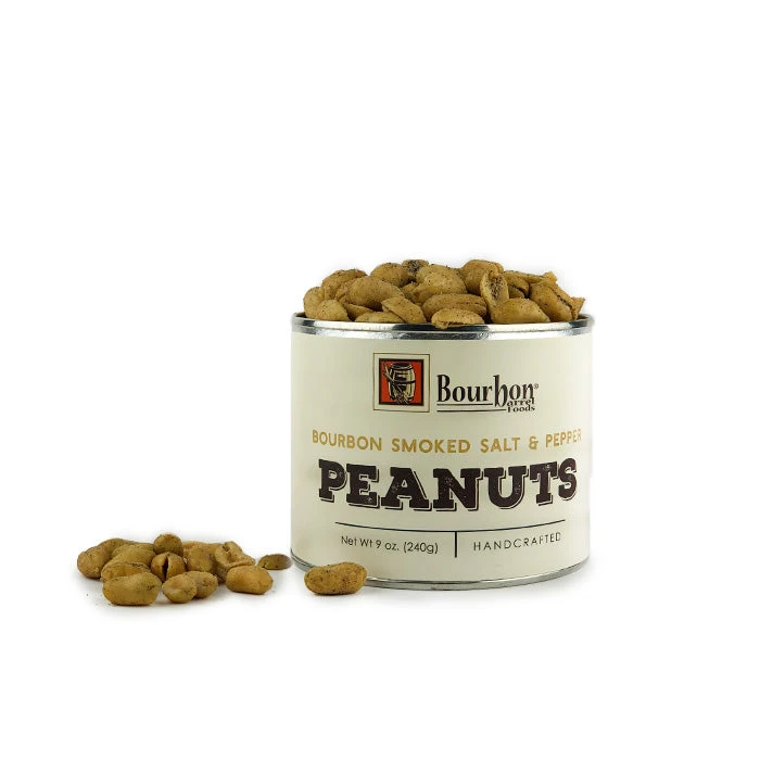 Bourbon Barrel Smoked Salt & Pepper Peanuts 9oz. 1 Bourbon Barrel Smoked Salt & Pepper Peanuts 9oz.