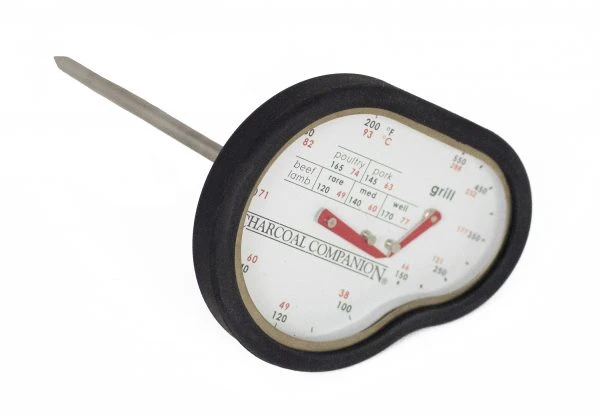 Charcoal Companion Dual Temperature Thermometer 1 Charcoal Companion Dual Temperature Thermometer