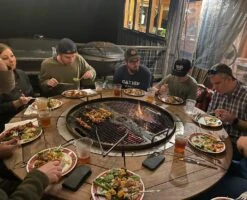 Gather Grills 35″ Pioneer Standard Gather Grill -BBQ Depot Eating around the Pioneer