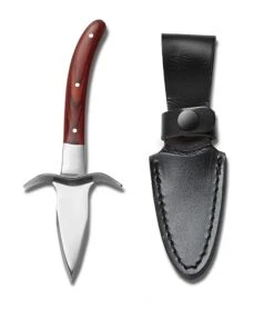 Outset Oyster Knife W/ Leather Case