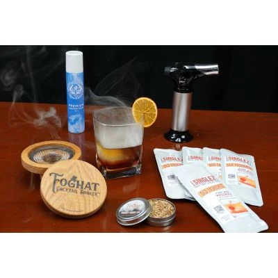 Foghat™ Smoked Old Fashioned Cocktail Kit W/ 5 Old Fashioned Cocktail Mixes 3 Foghat™ Smoked Old Fashioned Cocktail Kit W/ 5 Old Fashioned Cocktail Mixes - Image 3