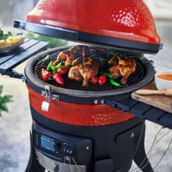 Kamado Joe Konnected Joe Digital Charcoal Grill And Smoker IN-STOCK NOW -BBQ Depot KJ15041123 13 FoodShot