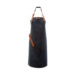 Xapron Kansas Leather Apron -BBQ Depot Kansas Blue Full Apron