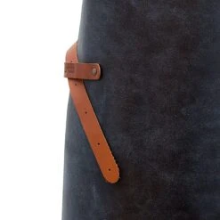 Xapron Kansas Leather Apron -BBQ Depot Kansas Blue Zoom