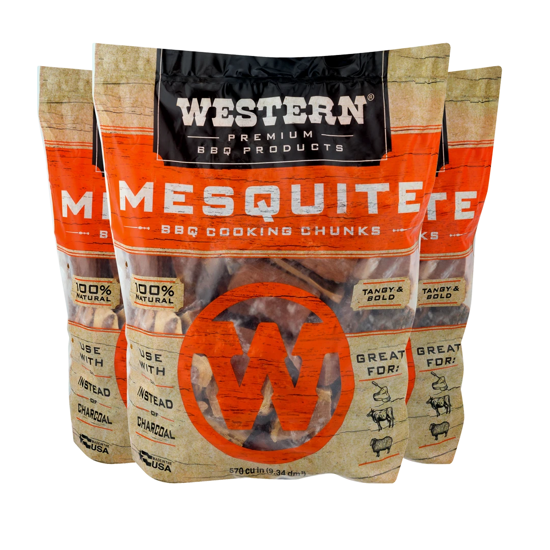 Western Mesquite BBQ Cooking Chunks 1 Western Mesquite BBQ Cooking Chunks