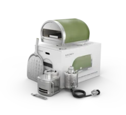 Gozney Roccbox Outdoor Pizza Oven - Olive Green -BBQ Depot RBX Pack1LimeGreenWood GasBlackPipe 360x 6372a316 e2b3 47e8 b3ba eb161ebe793a