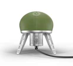 Gozney Roccbox Outdoor Pizza Oven - Olive Green -BBQ Depot RoccboxRearGasLimeGreenBlackPipe 360x 4109637c 9095 482d b8db c769f4584c79