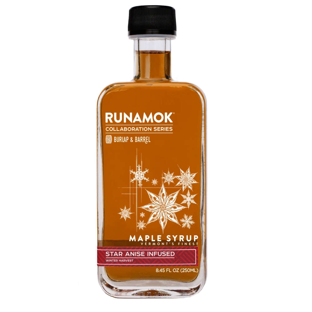 Runamok: Winter Harvest Star Anise Infused Maple Syrup 1 Runamok: Winter Harvest Star Anise Infused Maple Syrup