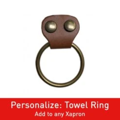 Xapron Atlanta Leather Apron -BBQ Depot Towel Ring 1d919be8 1a06 4a84 b201 fd713b303024
