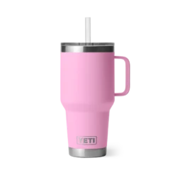 YETI Rambler 35 Oz Mug W/ Straw Lid -BBQ Depot W 230035 Power Pink BCA site studio Drinkware Rambler 35oz Straw Mug Power Pink Front 0165 Primary B