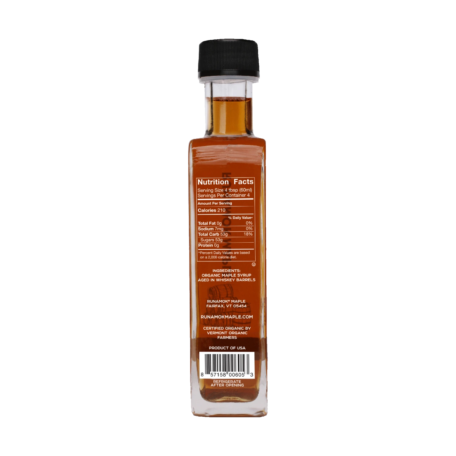 Runamok: Whisky Barrel-Aged Maple Syrup 2 Runamok: Whisky Barrel-Aged Maple Syrup - Image 2