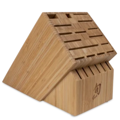 Shun 22-Slot Bamboo Block