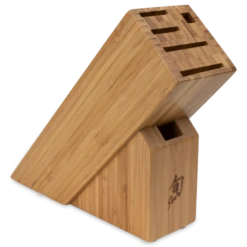 Shun 6-Slot Bamboo Slimline Block