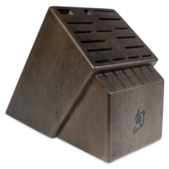 Shun 22-Slot Walnut Stained Block