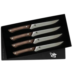 Shun Shima Natural 4-Piece Steak Knife Set