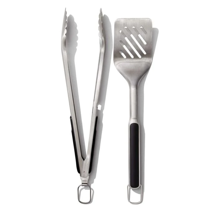 OXO Grilling Tongs And Turner Set 1 OXO Grilling Tongs And Turner Set