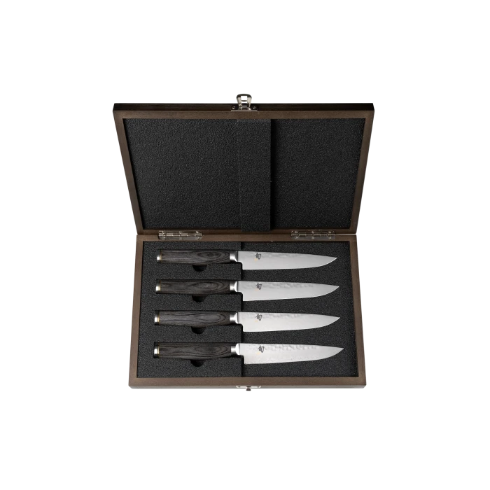Shun Premier Grey 4-Piece Steak Knife Set 1 Shun Premier Grey 4-Piece Steak Knife Set